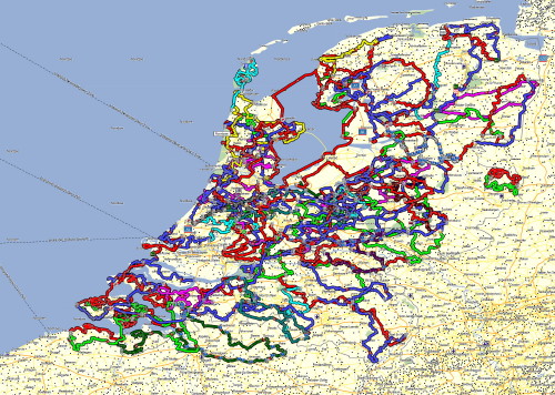 Gereden routes 2010-2015